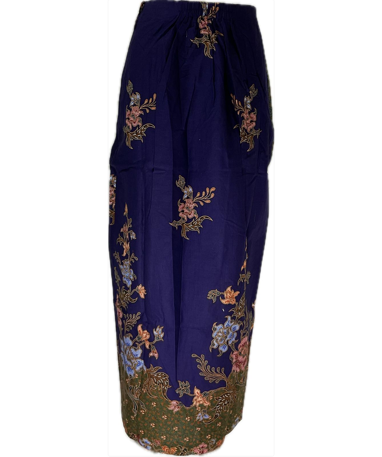 Ladies Batik Sarong LBS-M-PURPLE-33001