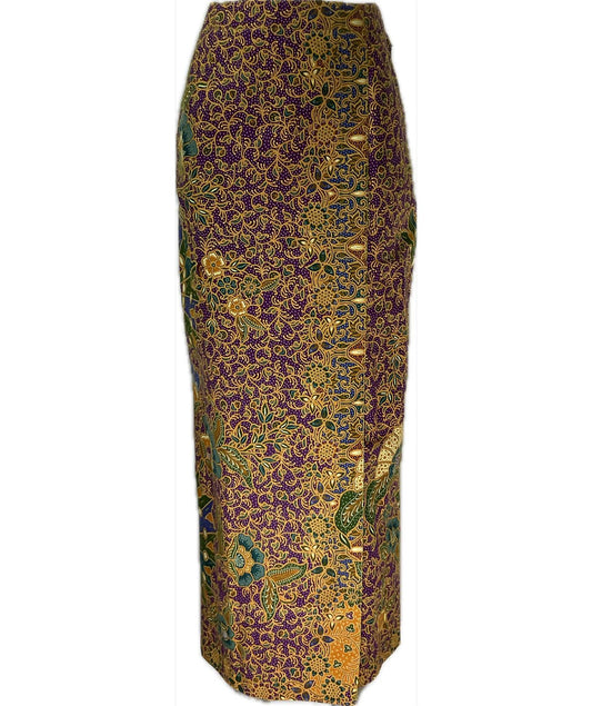 Ladies Batik Sarong LBS-S-GREEN-3035