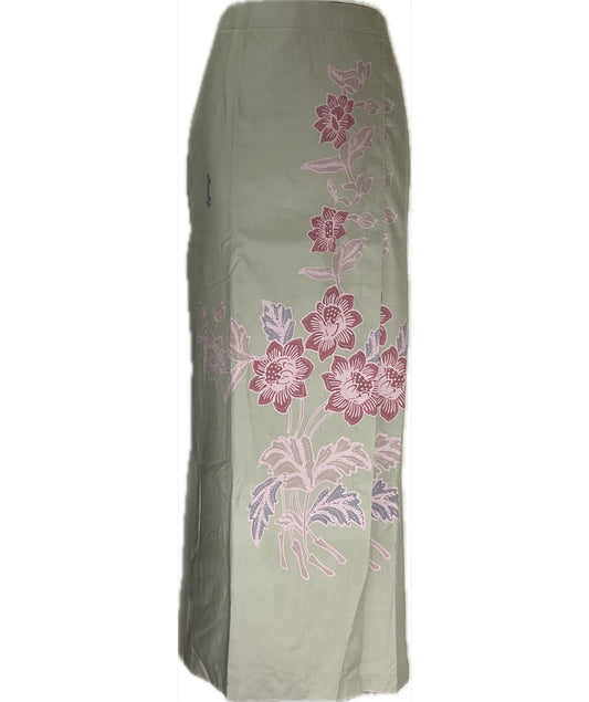 Ladies Batik Sarong LBS-M-BEIGE-33016