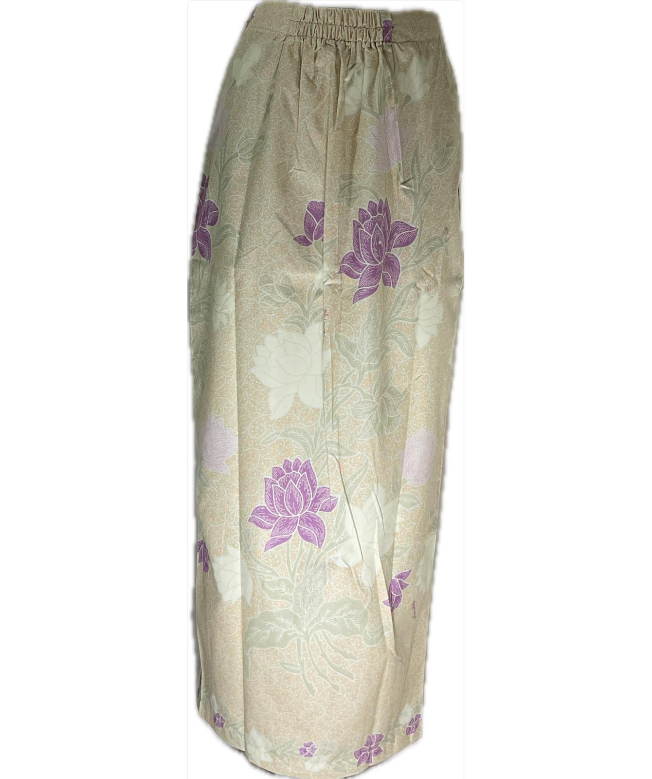Ladies Batik Sarong LBS-M-BEIGE-33018