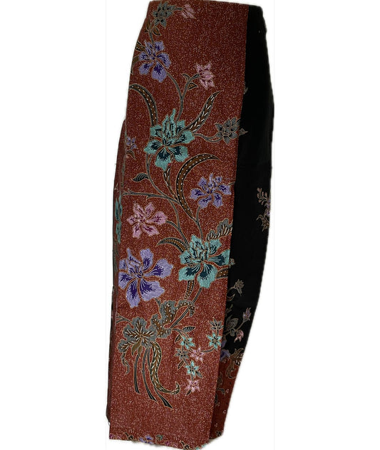 Ladies Batik Sarong LBS-M-BLACK-33025