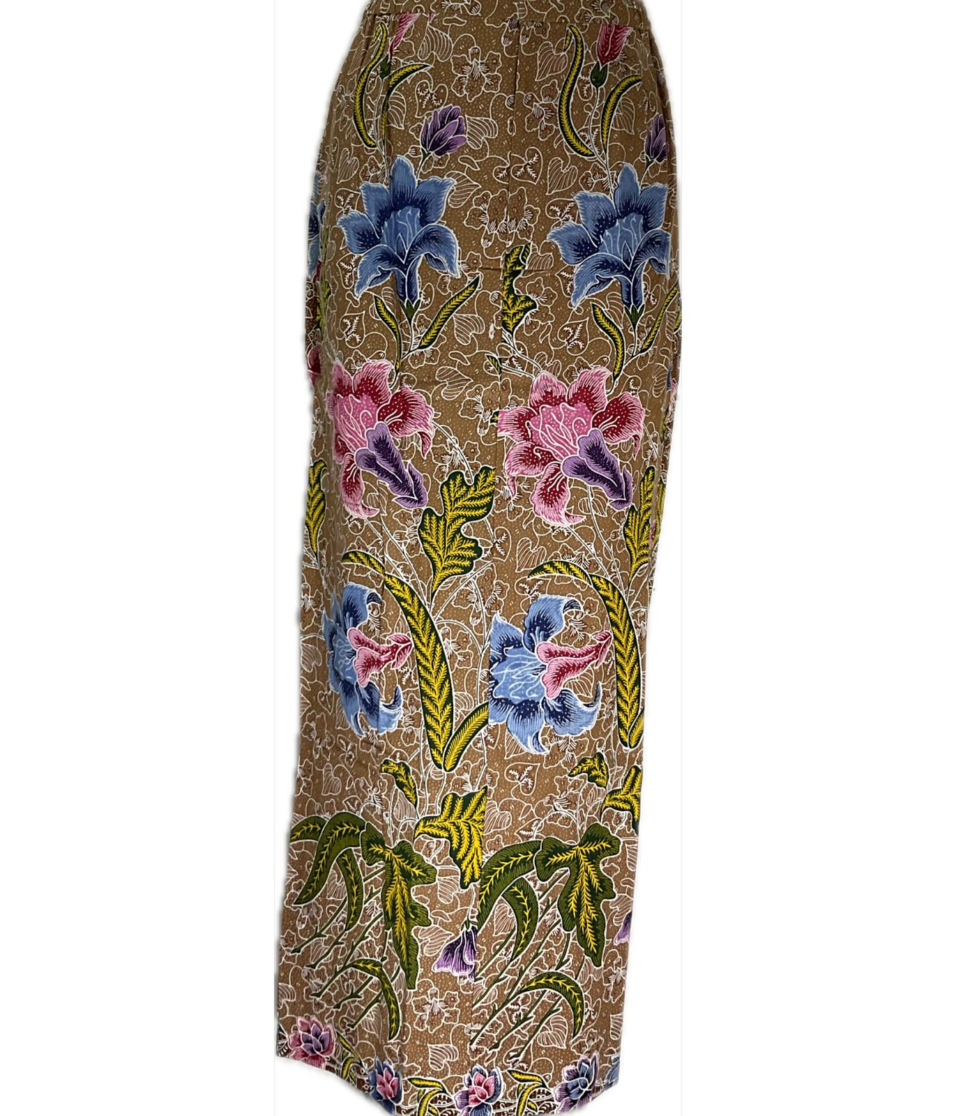 Ladies Batik Sarong LBS-M-BROWN-33027