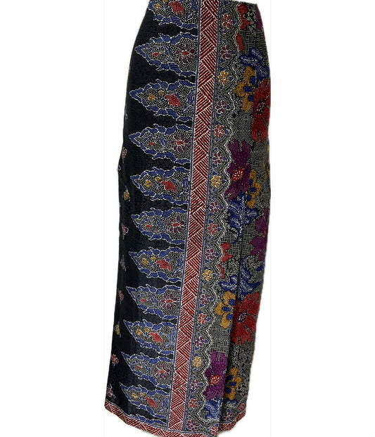 Ladies Batik Sarong LBS-M-BLUE-33032