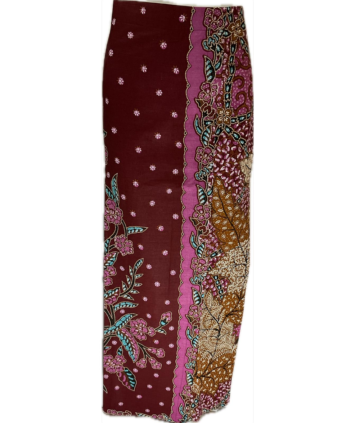 Ladies Batik Sarong LBS-L-RED-333001