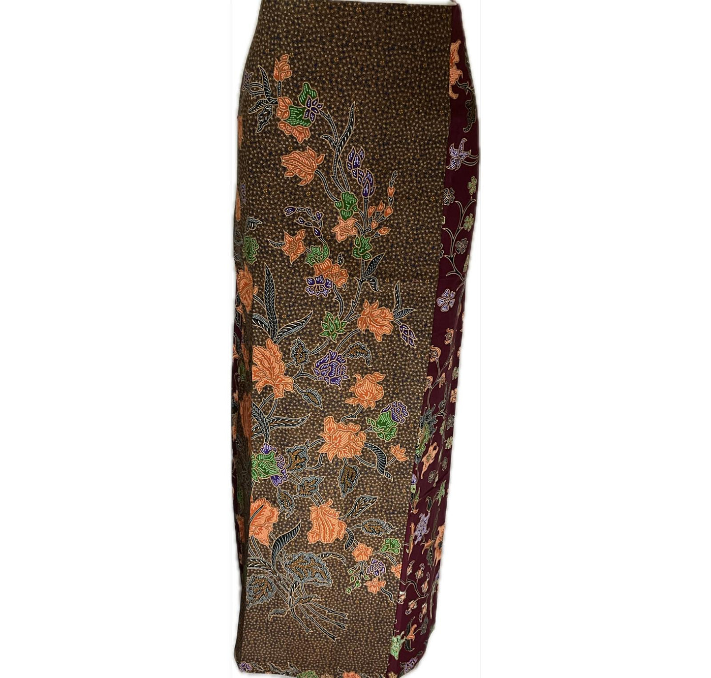 Ladies Batik Sarong LBS-L-MAROON-333003