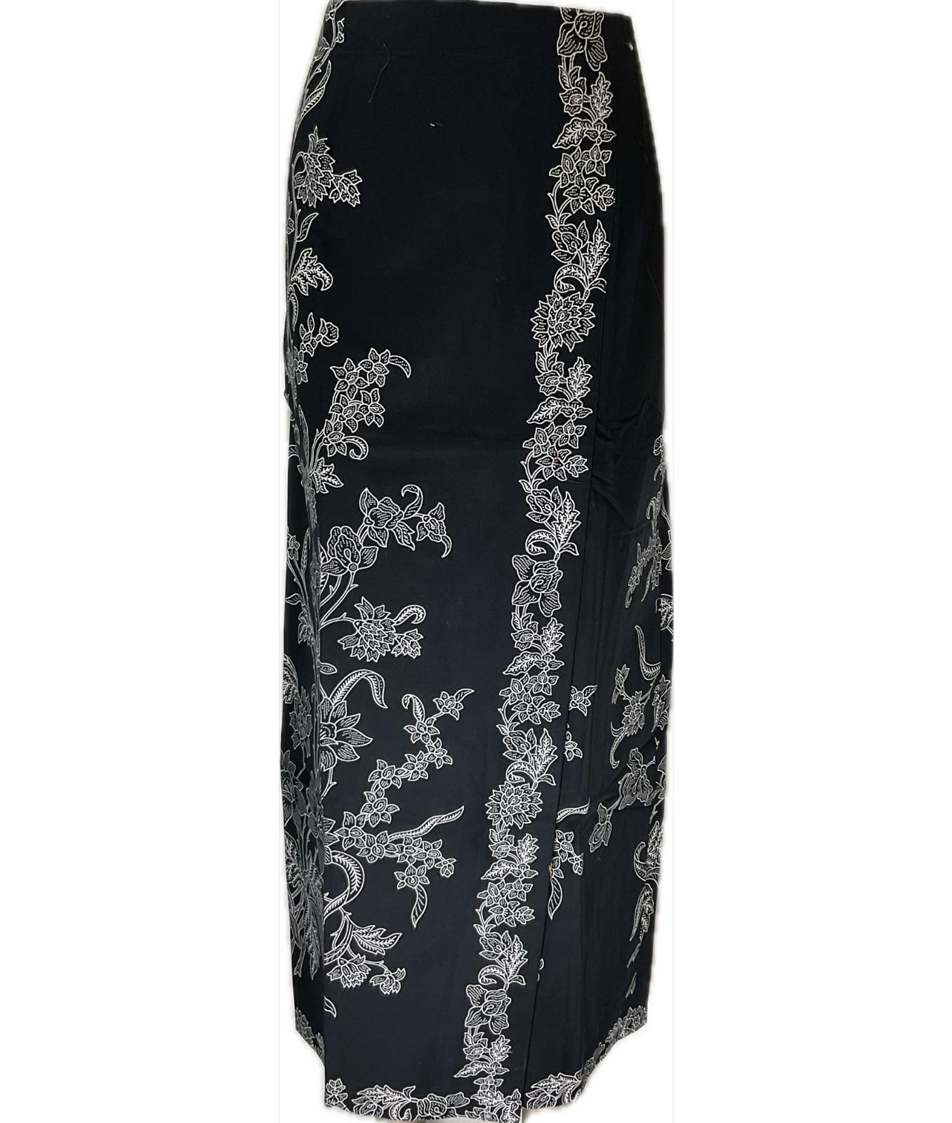 Ladies Batik Sarong LBS-L-BLACK-333031