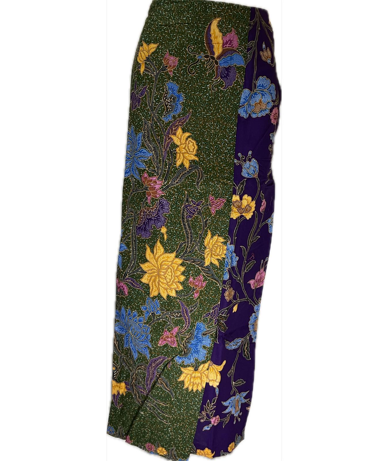 Ladies Batik Sarong LBS-L-PURPLE-333004
