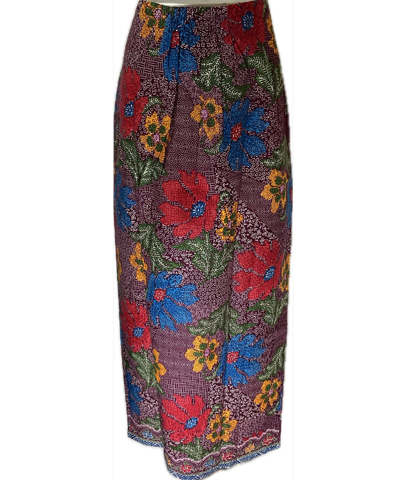 Ladies Batik Sarong LBS-L-RED-333007