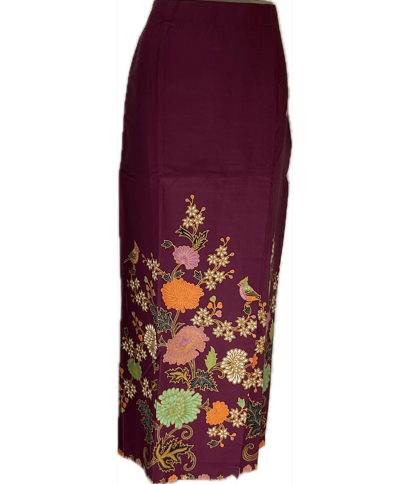 Ladies Batik Sarong LBS-M-RED-33033