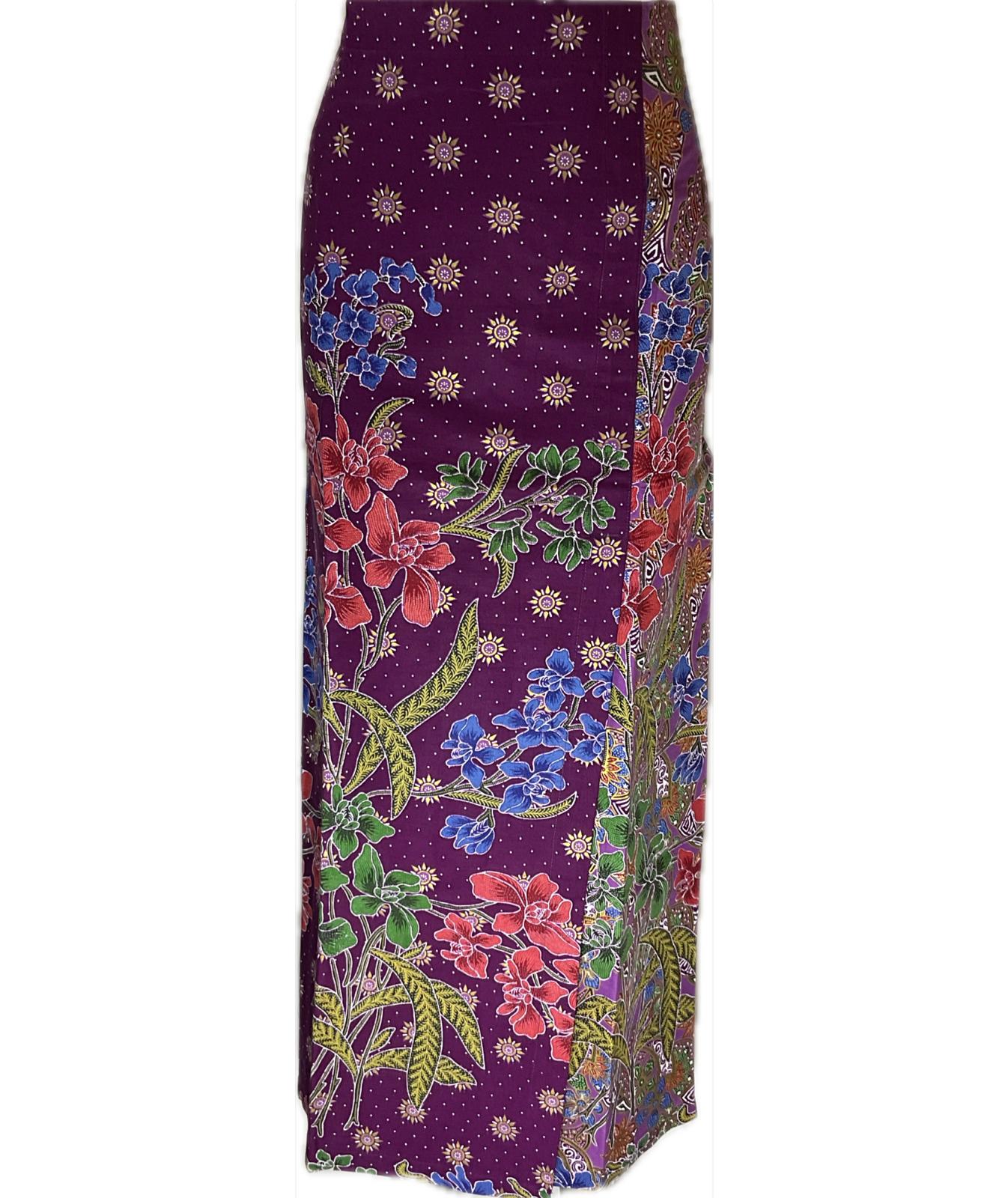 Ladies Batik Sarong LBS-L-PURPLE-333009