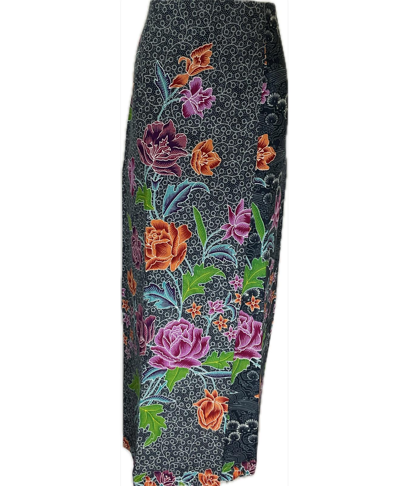 Ladies Batik Sarong LBS-L-BLUE-333010