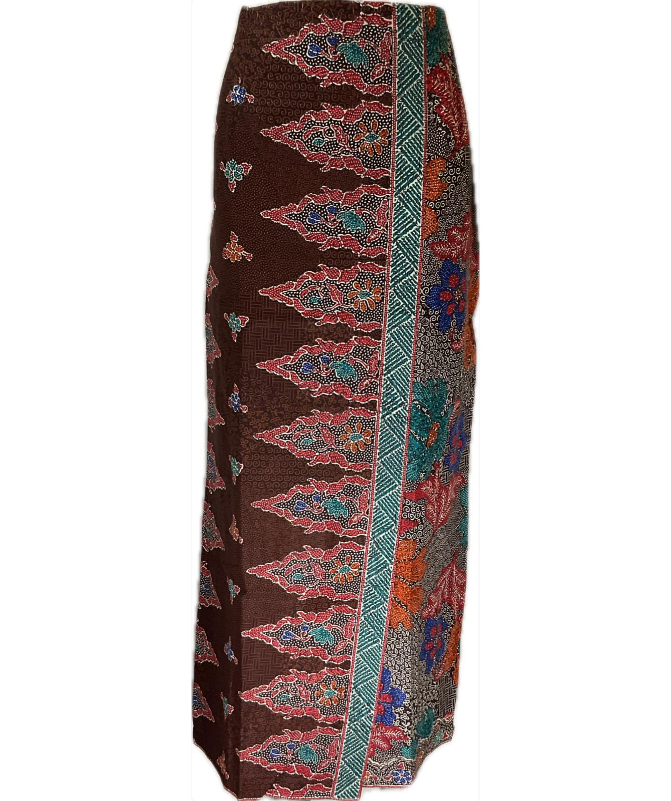 Ladies Batik Sarong LBS-L-BROWN-333015