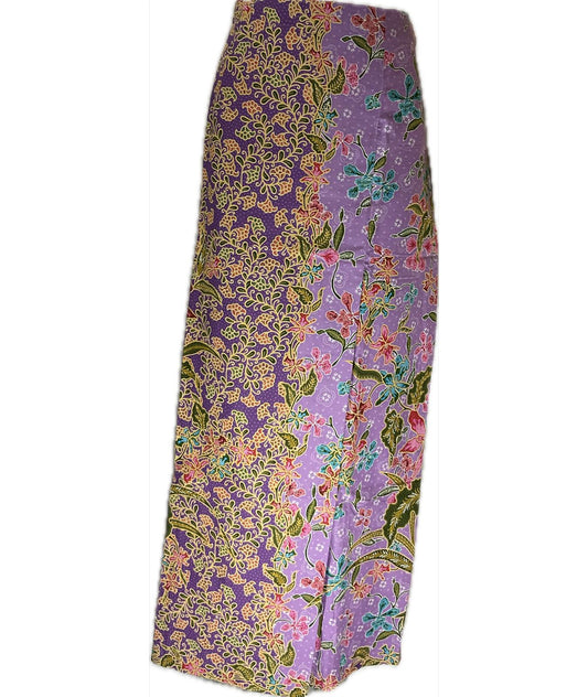 Ladies Batik Sarong LBS-L-PURPLE-333016