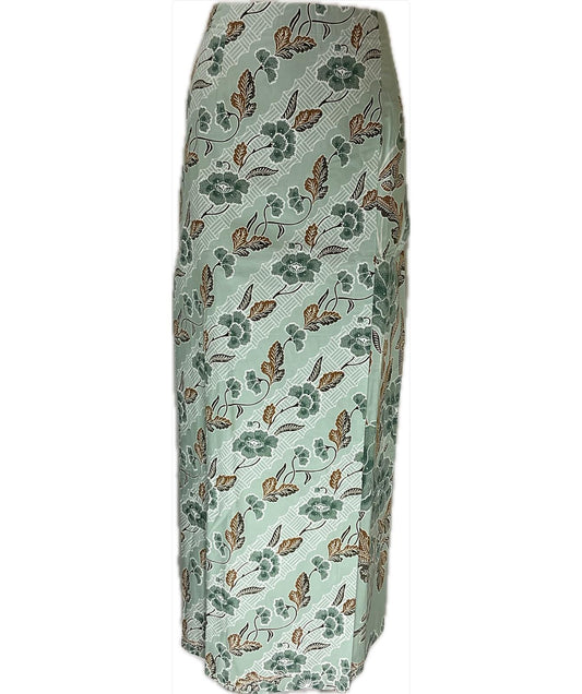 Ladies Batik Sarong LBS-L-GREEN-333030