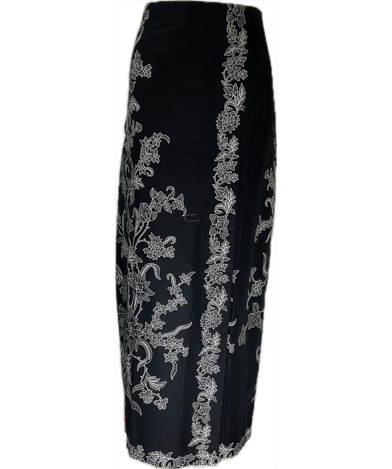 Ladies Batik Sarong LBS-L-BLACK-333025
