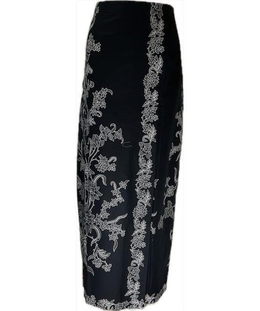 Ladies Batik Sarong LBS-L-BLACK-333025