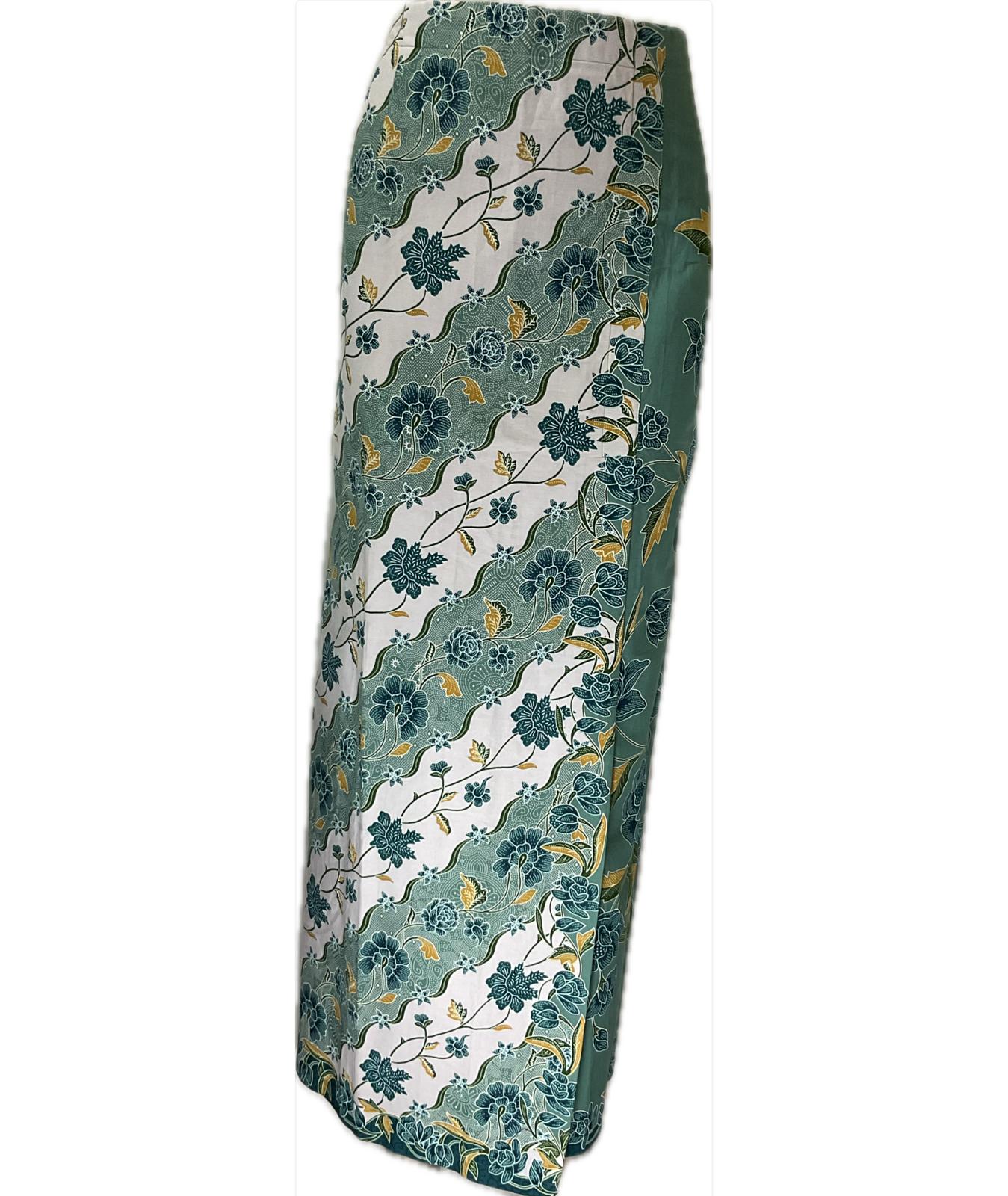 Ladies Batik Sarong LBS-L-TURQUOISE-333032