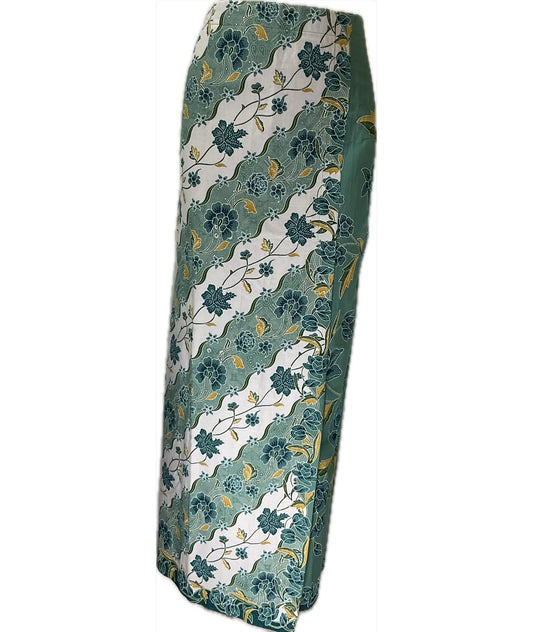 Ladies Batik Sarong LBS-L-TURQUOISE-333032