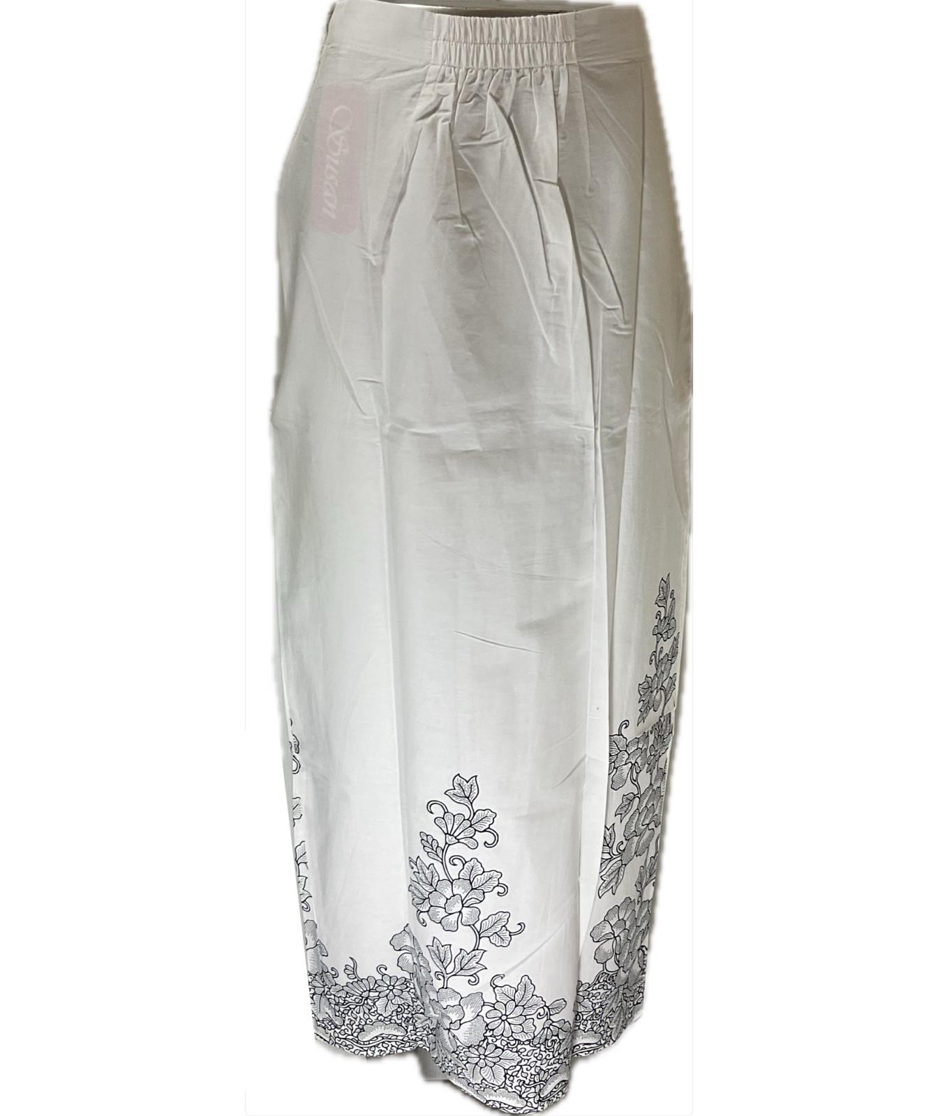 Ladies Batik Sarong LBS-L-WHITE-333020