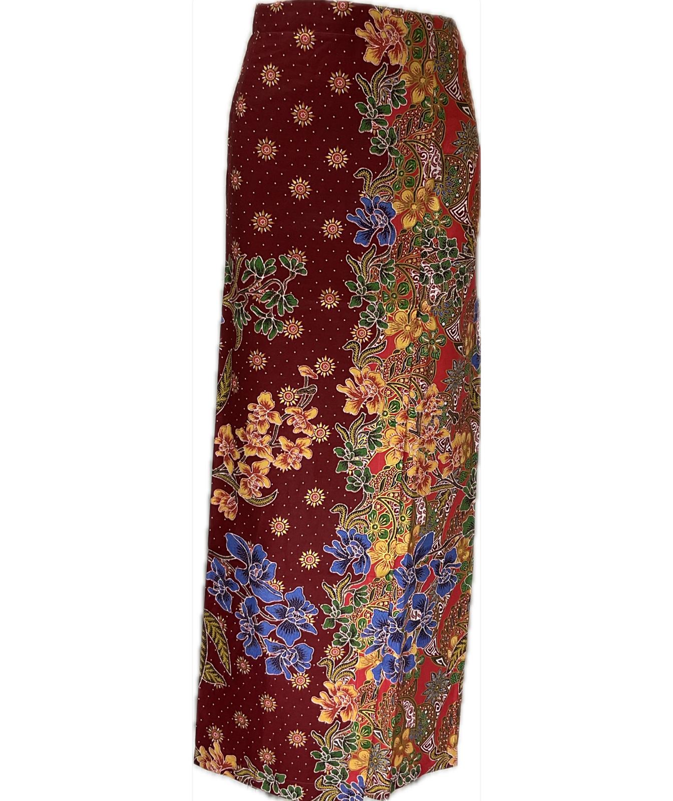 Ladies Batik Sarong LBS-L-RED-333024