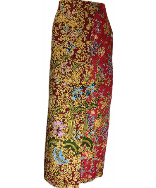 Ladies Batik Sarong LBS-L-RED-333033