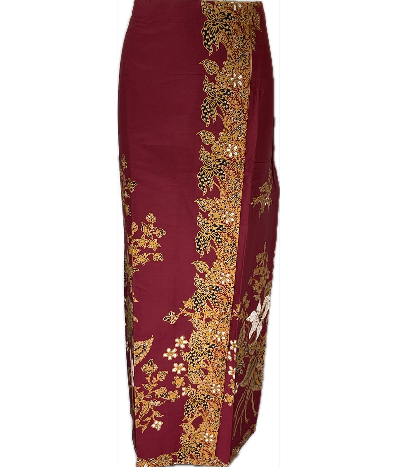Ladies Batik Sarong LBS-XL-MAROON-3333006