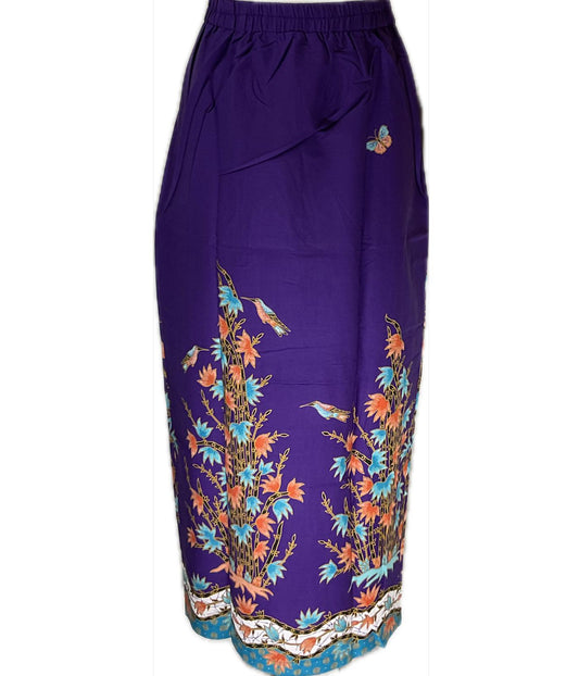 Ladies Batik Sarong LBS-XL-PURPLR-3333007