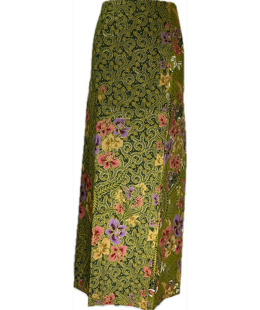Ladies Batik Sarong LBS-XL-GREEN-3333001