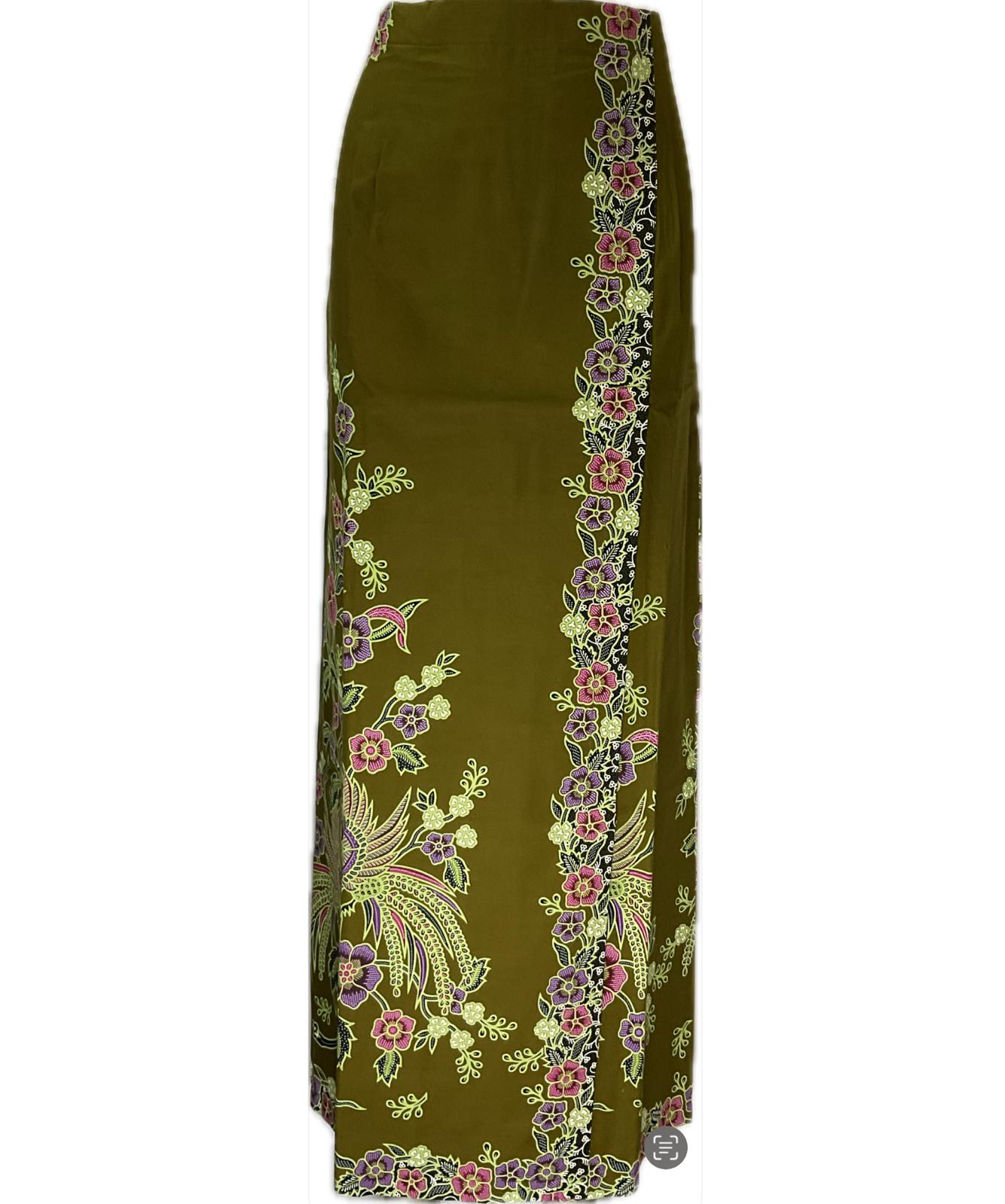 Ladies Batik Sarong LBS-XL-GREEN-3333003