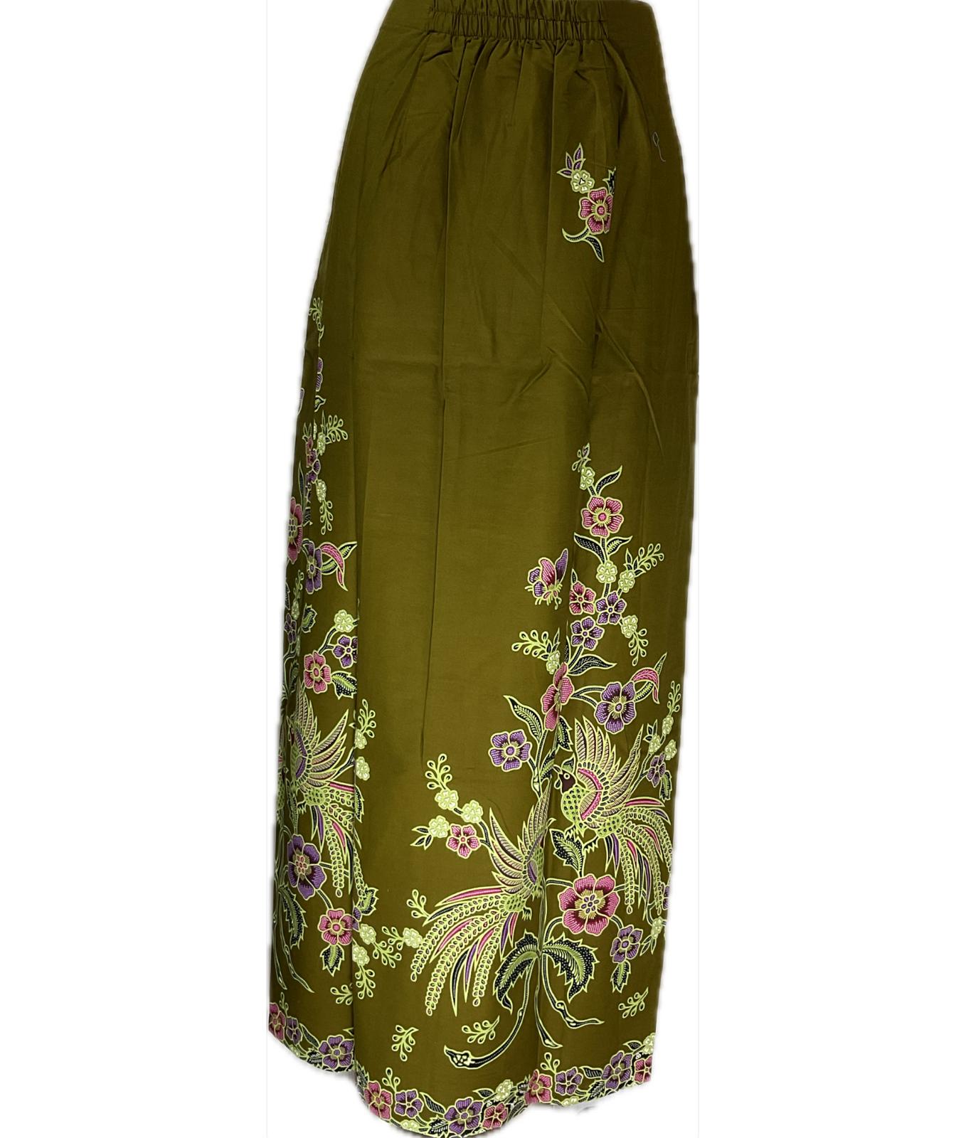 Ladies Batik Sarong LBS-XL-GREEN-3333003