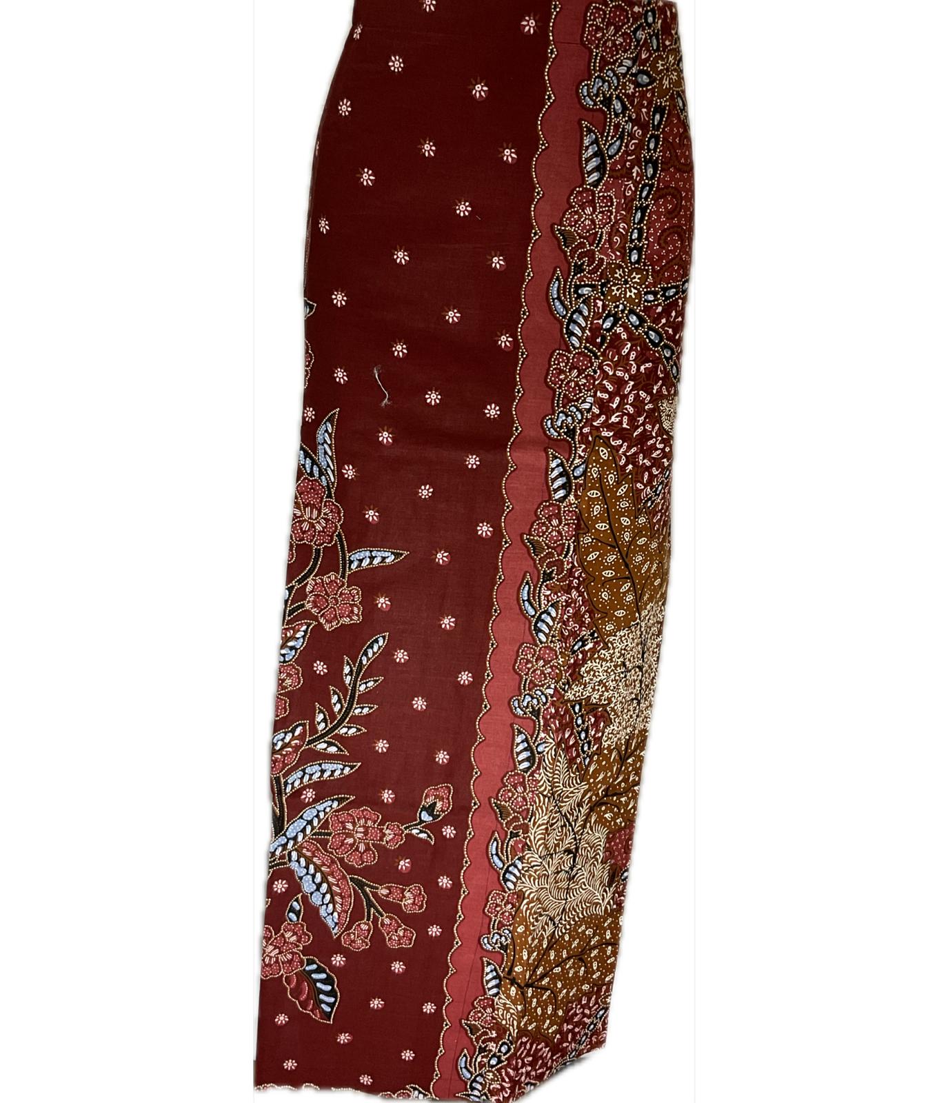 Ladies Batik Sarong LBS-XL-BROWN-3333012