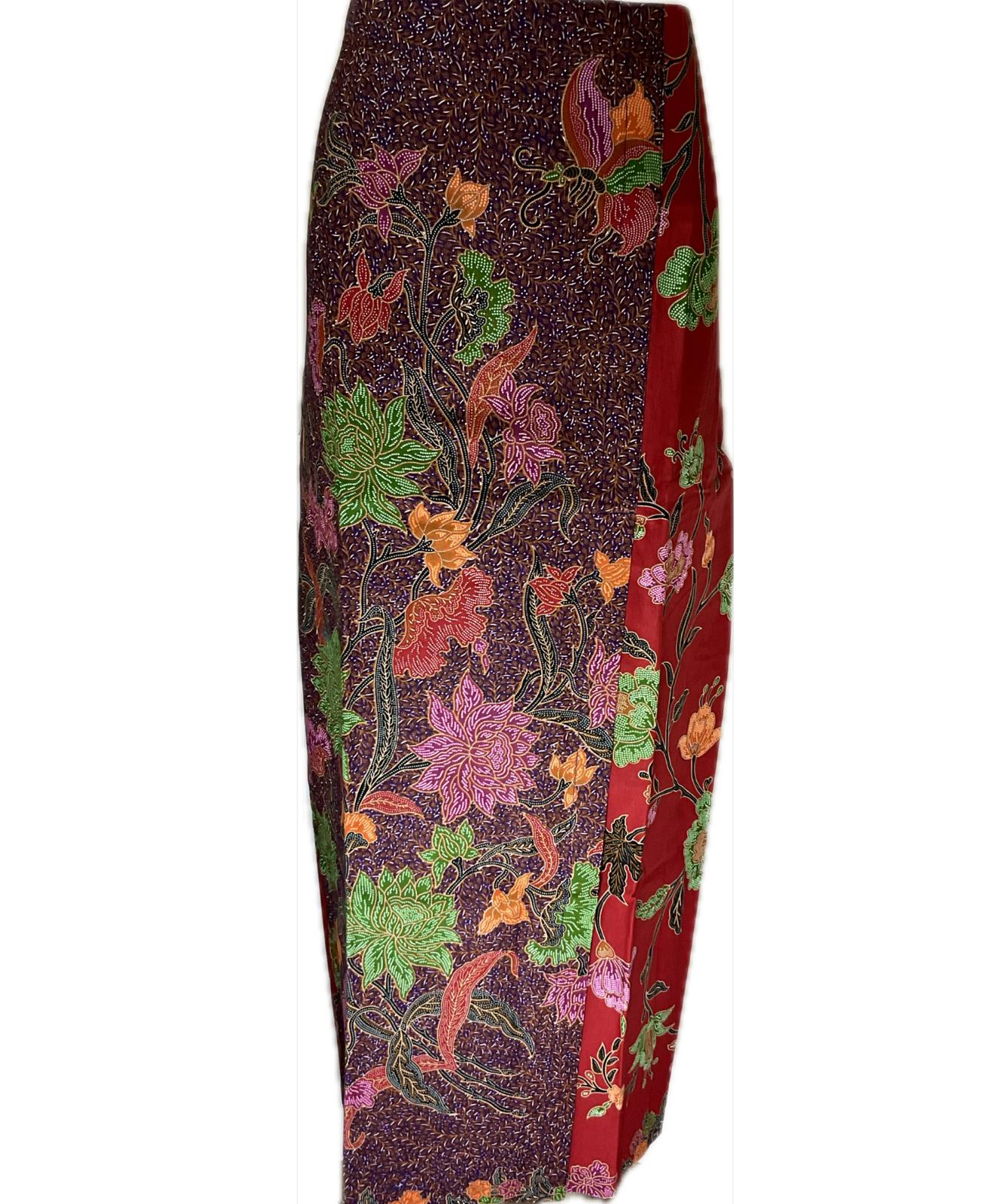 Ladies Batik Sarong LBS-XL-MAROON-3333015