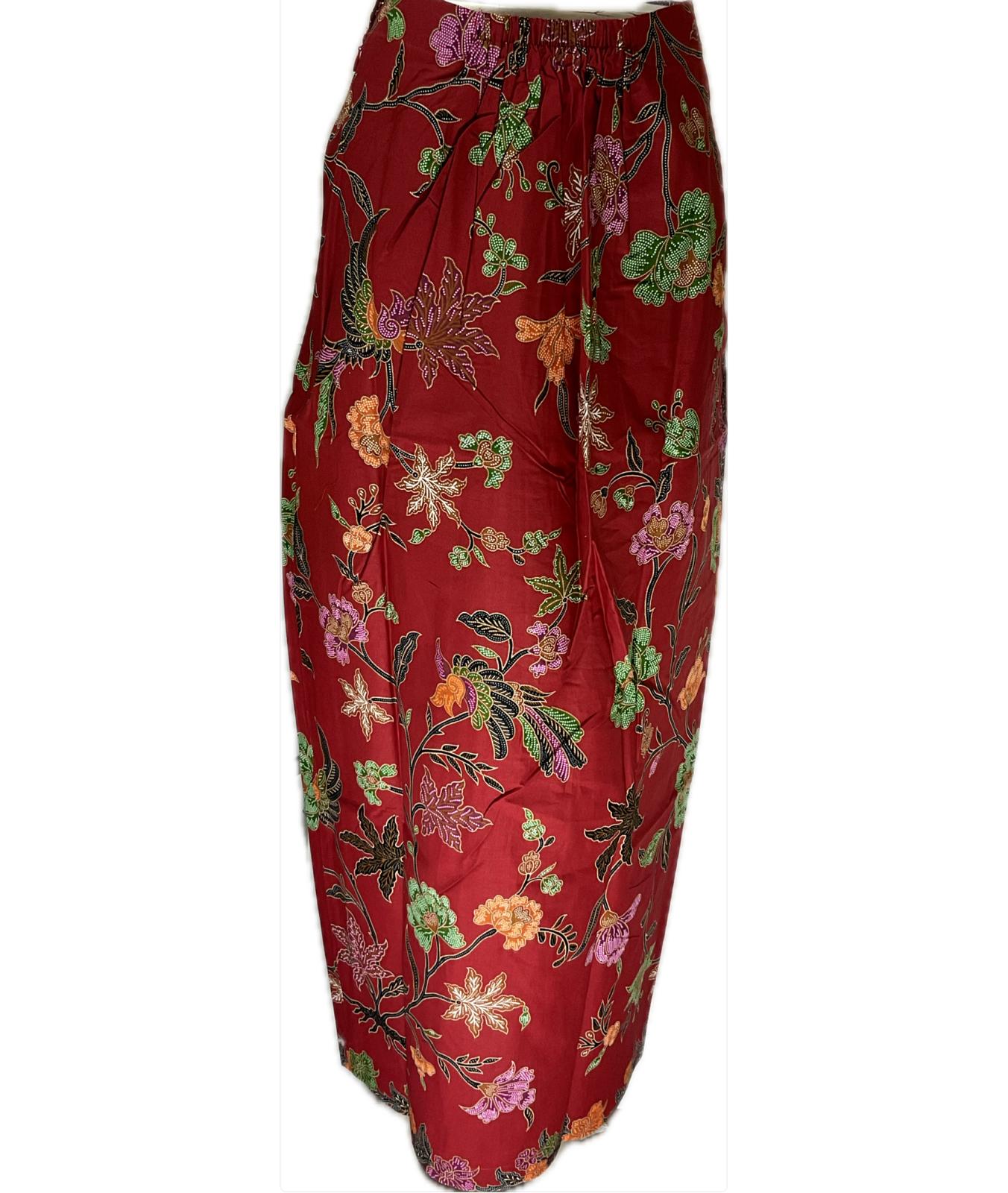Ladies Batik Sarong LBS-XL-MAROON-3333015