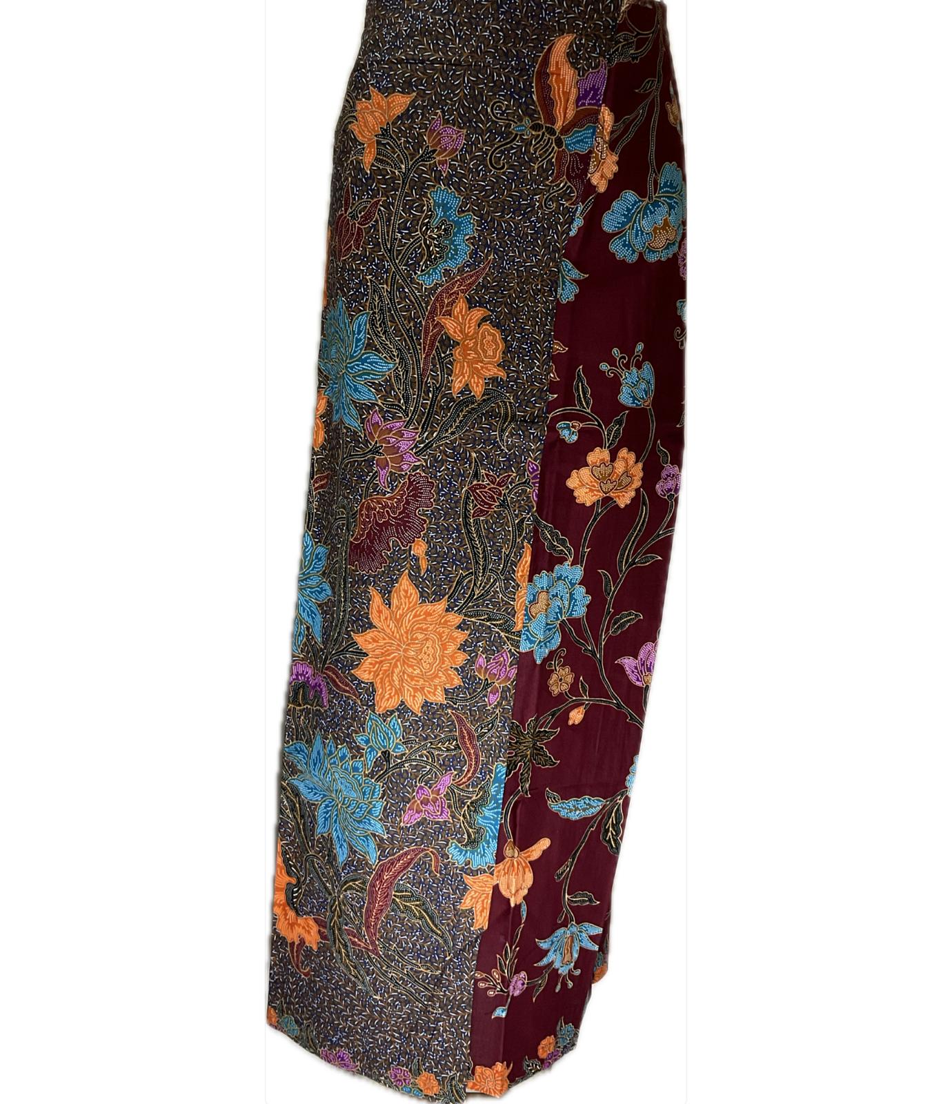 Ladies Batik Sarong LBS-XL-MAROON-3333019
