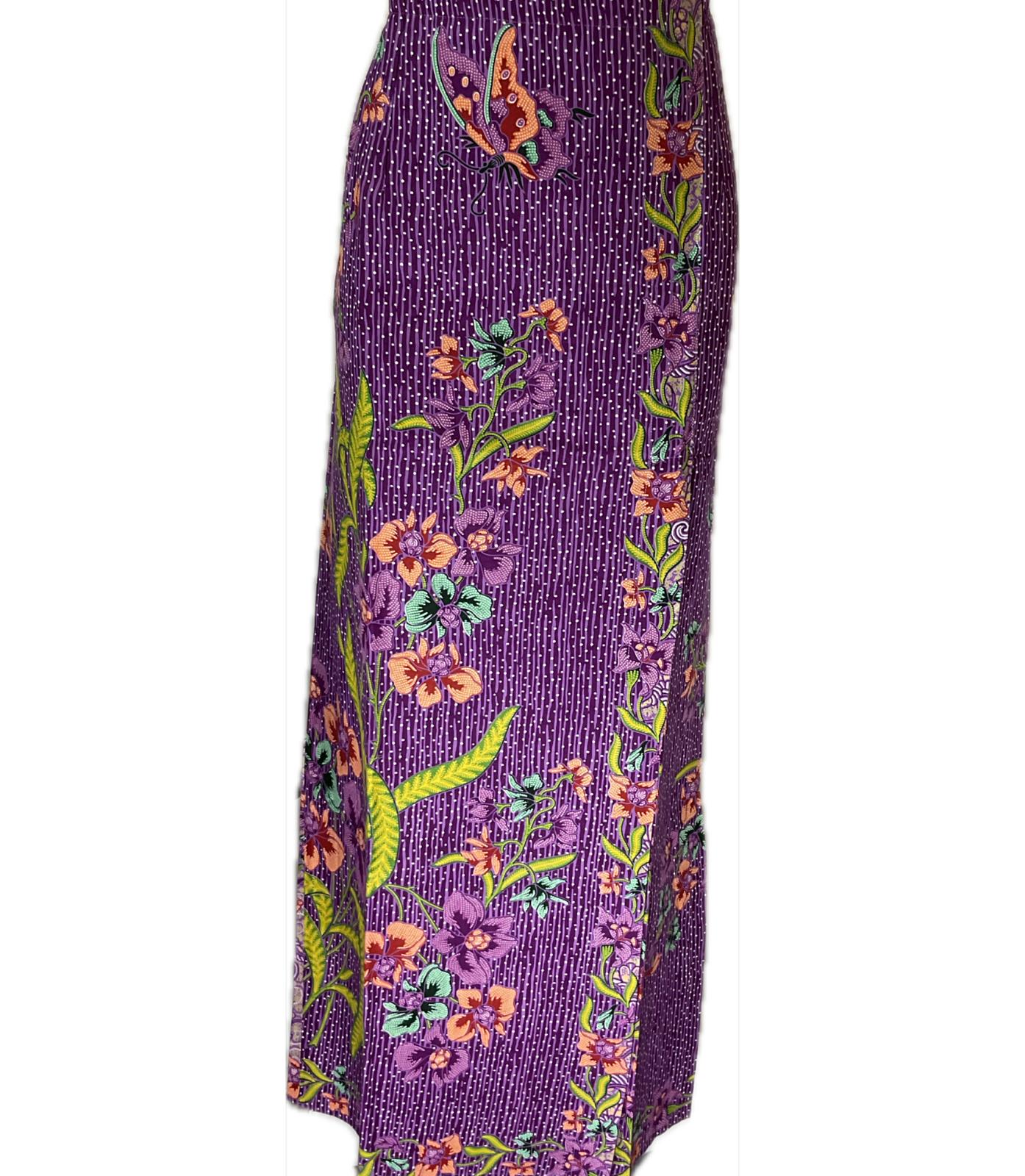 Ladies Batik Sarong LBS-XL-PURPLE-3333025