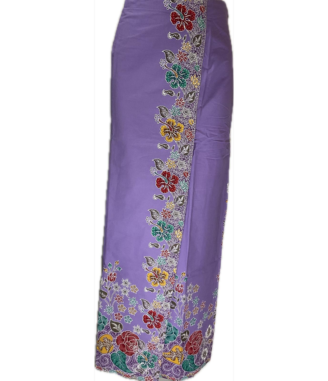 Ladies Batik Sarong LBS-XL-PURPLE-3333034