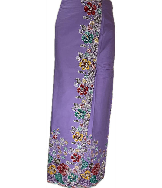 Ladies Batik Sarong LBS-XL-PURPLE-3333034
