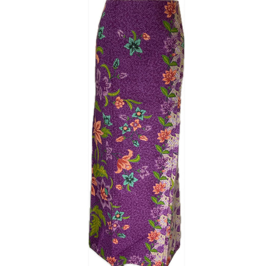 Ladies Batik Sarong LBS-2XL-PURPLE-33333005