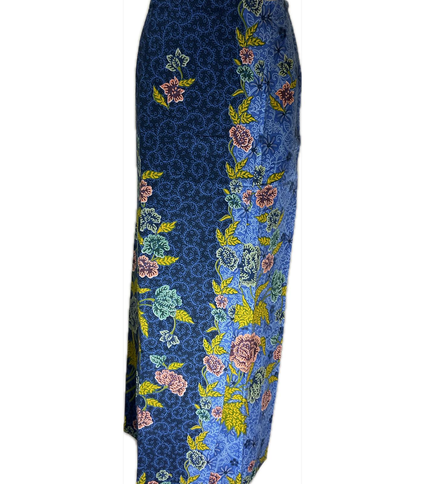 Ladies Batik Sarong LBS-2XL-BLUE-33333008