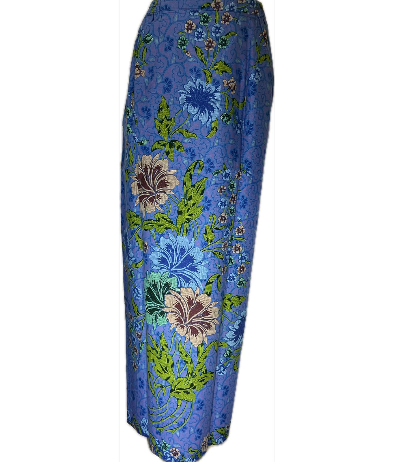 Ladies Batik Sarong LBS-2XL-BLUE-33333011