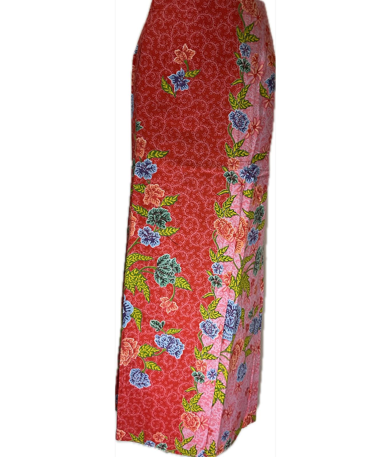 Ladies Batik Sarong LBS-2XL-RED-33333012