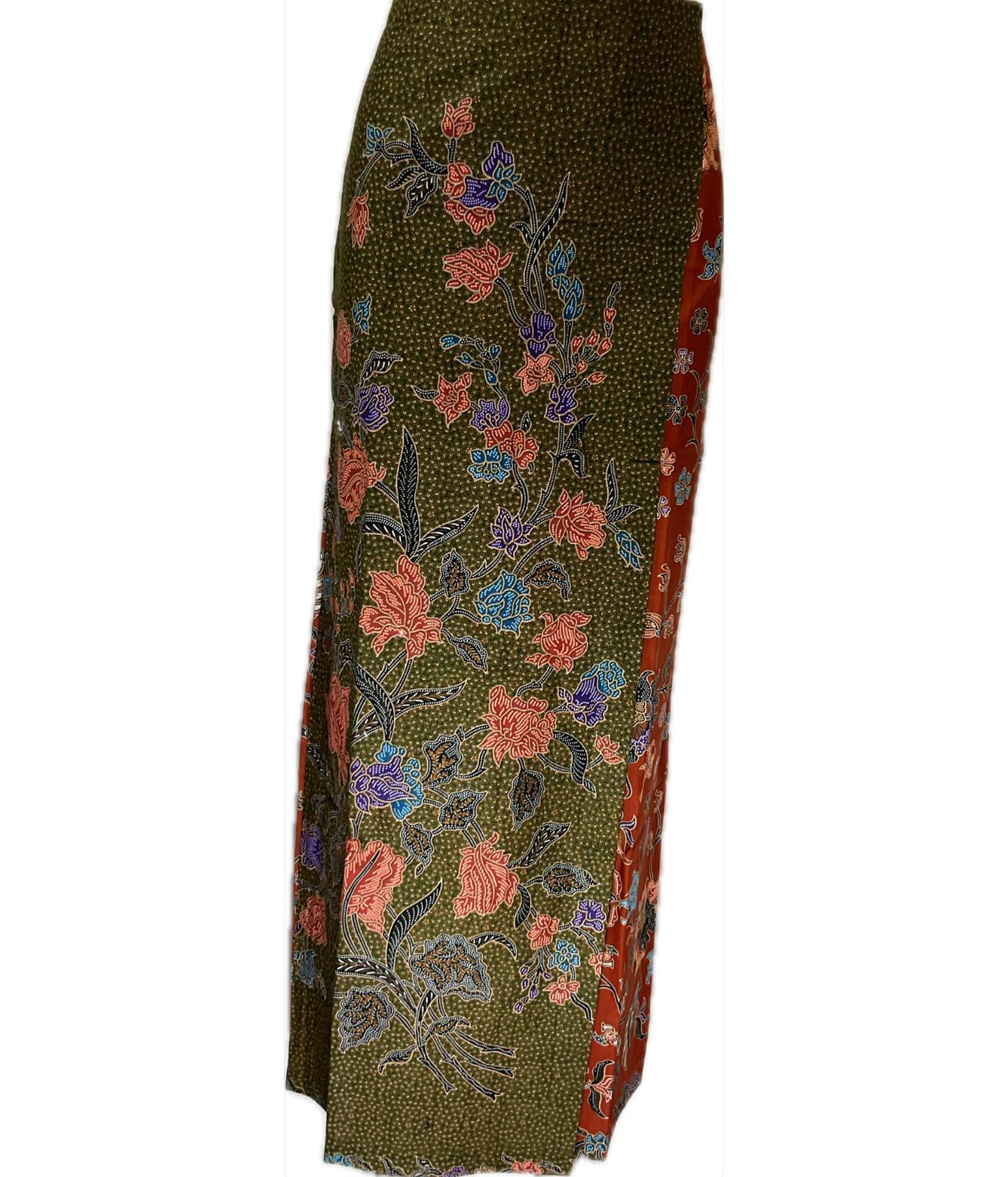 Ladies Batik Sarong LBS-2XL-ORANGE-33333015
