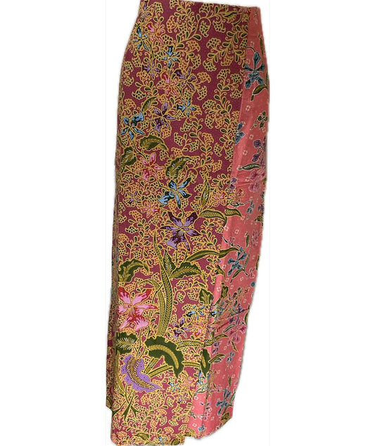 Ladies Batik Sarong LBS-2XL-PEACH-33333019