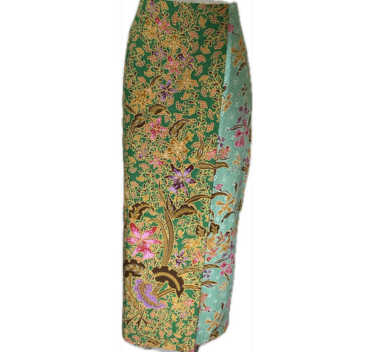 Ladies Batik Sarong LBS-2XL-GREEN-33333021