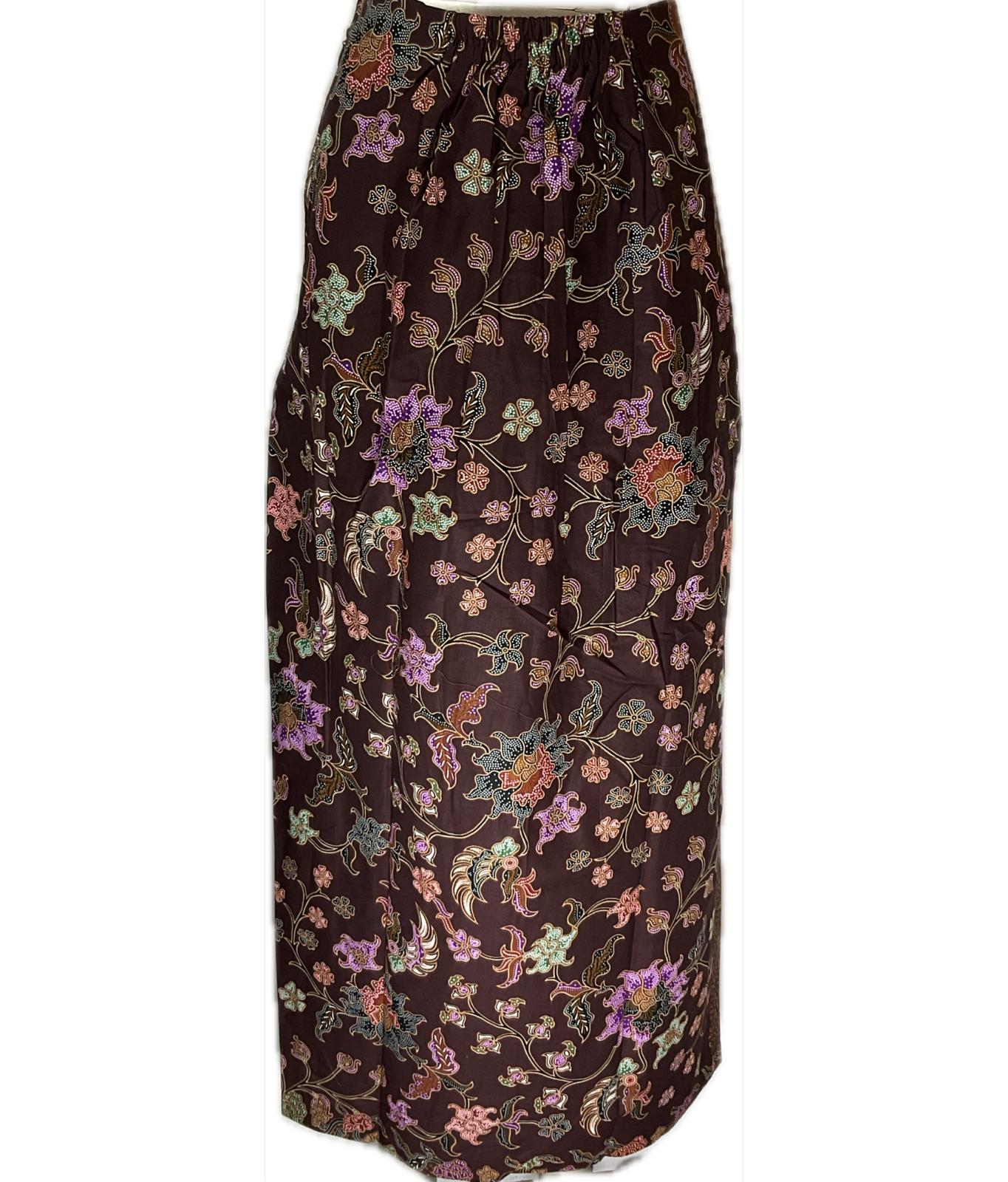 Ladies Batik Sarong LBS-2XL-BROWN-33333028