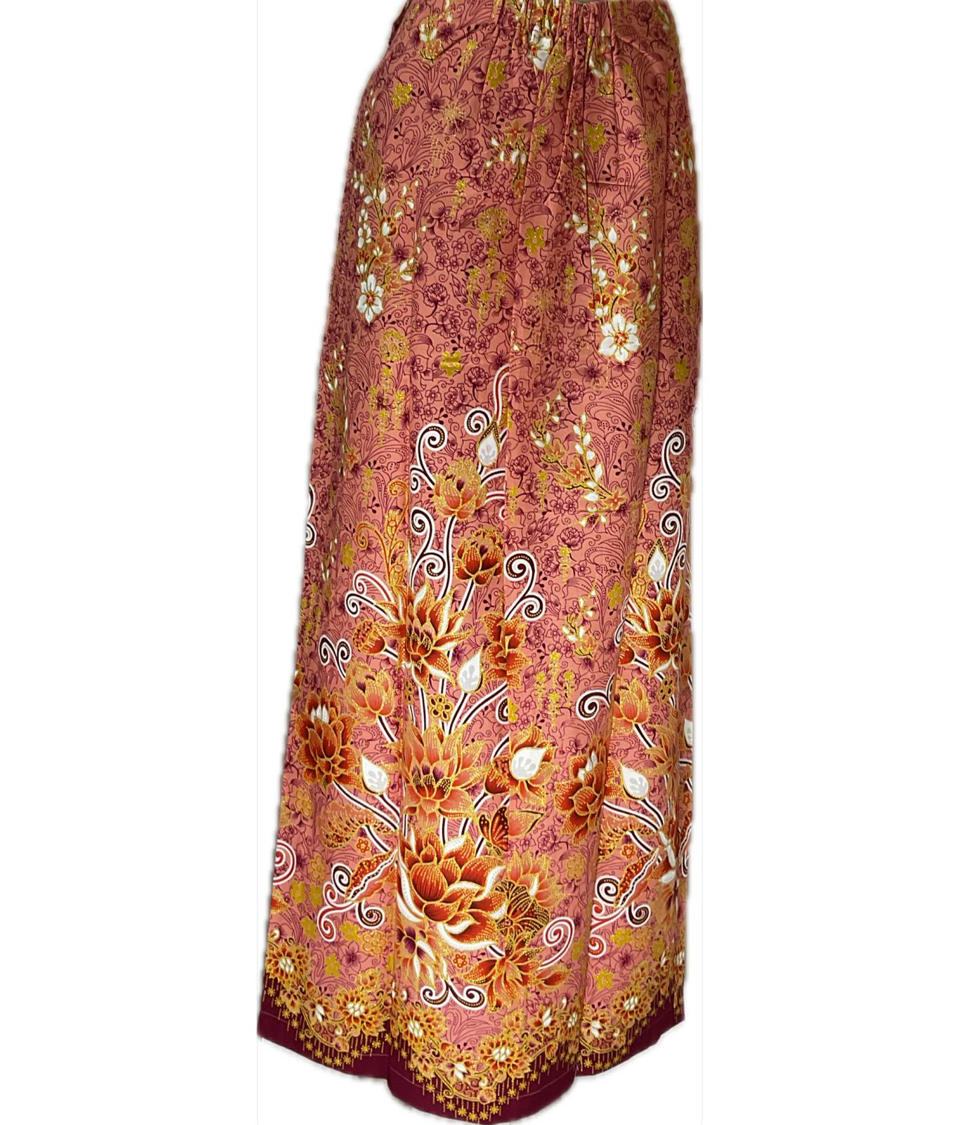 Ladies Batik Sarong LBS-2XL-PEACH-33333022