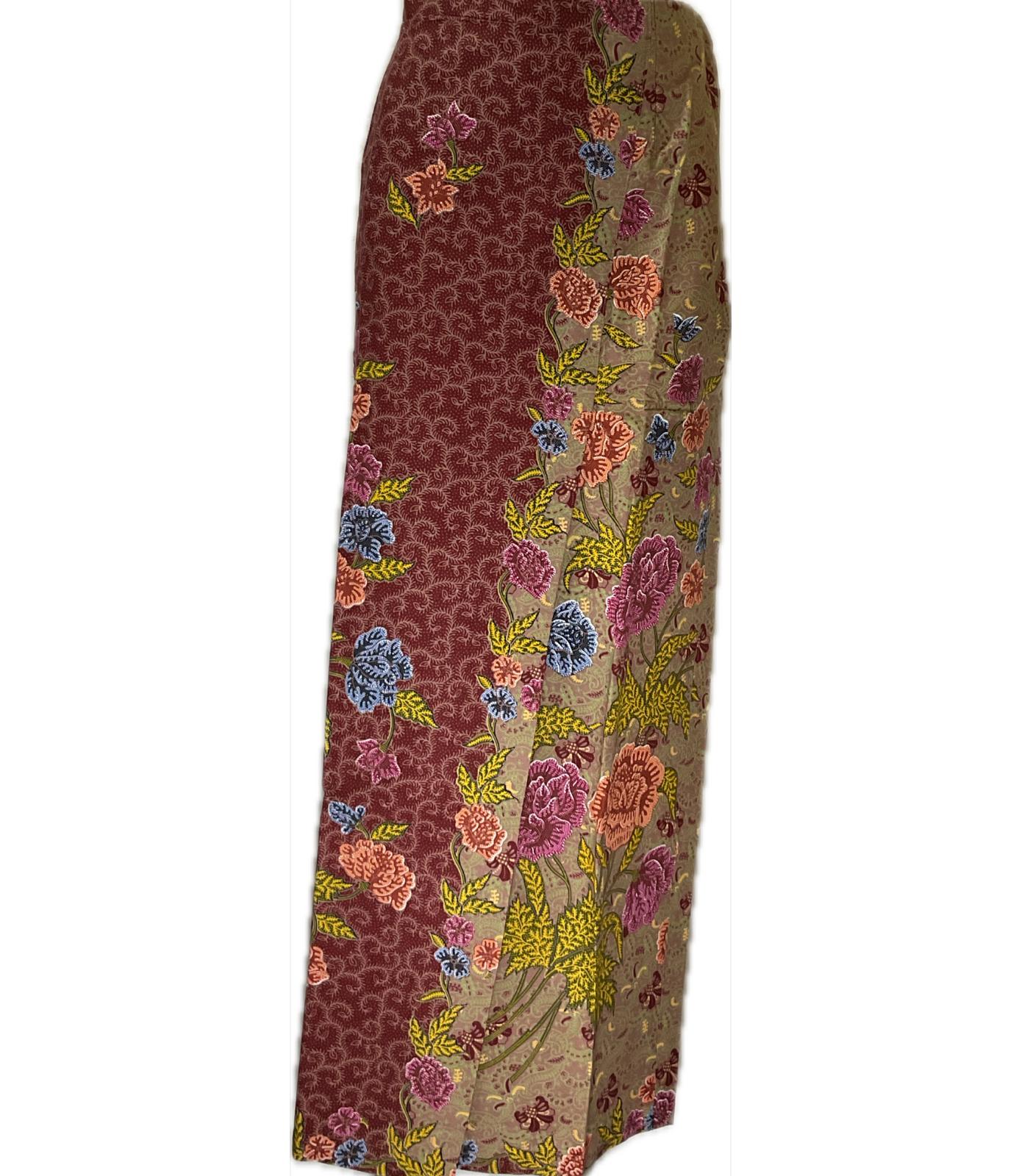 Ladies Batik Sarong LBS-2XL-BROWN-33333024