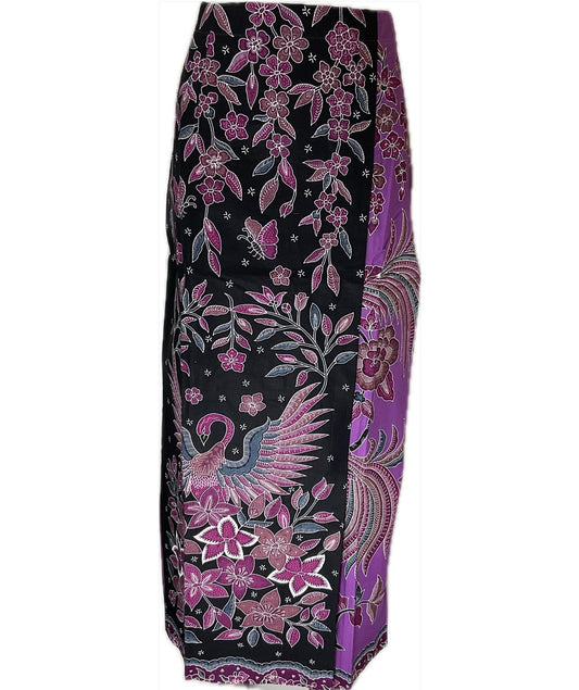 Ladies Batik Sarong LBS-2XL-PURPLE-33333032