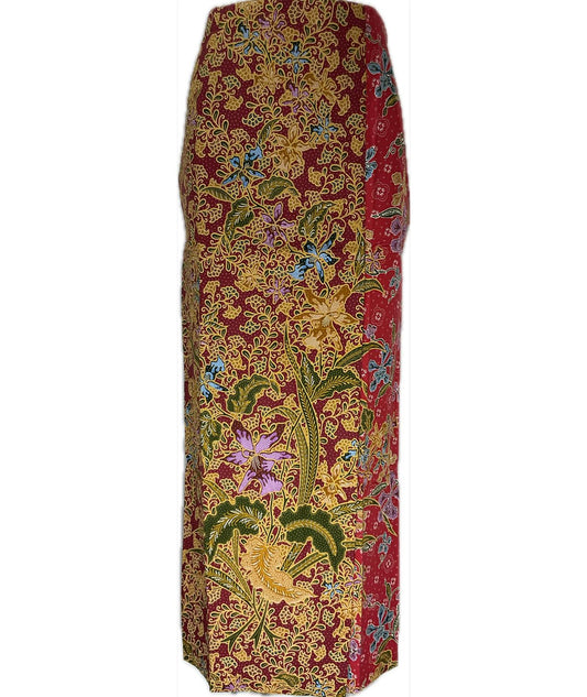 Ladies Batik Sarong LBS-2XL-RED-33333035