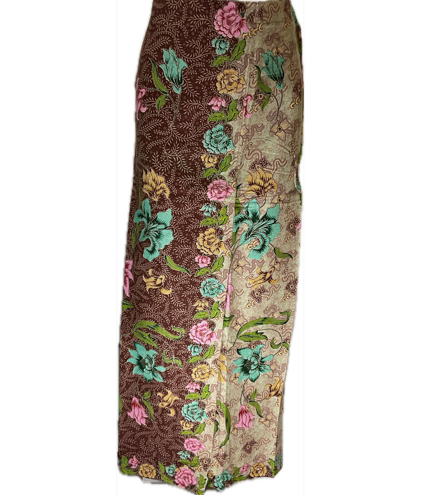 Ladies Batik Sarong LBS-3XL-BROWN-333333009